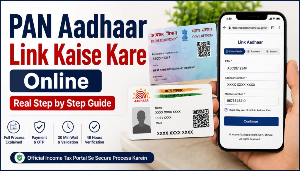 PAN Aadhaar Linking Process 2026