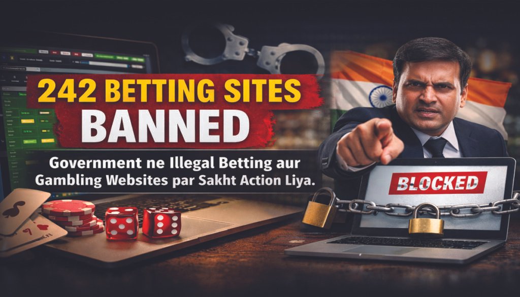 242 Betting Sites Banned government action against illegal betting websites