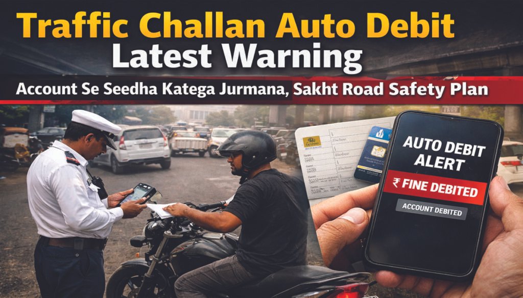 Traffic Challan Auto Debit rule update in India road safety