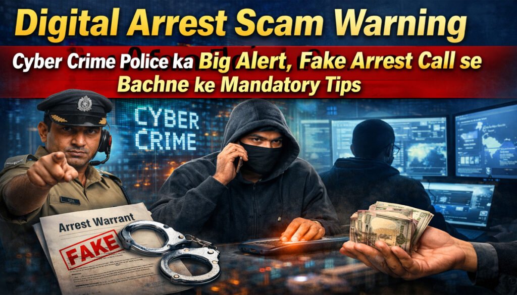 Digital Arrest Scam Warning cyber crime police alert against fake arrest calls