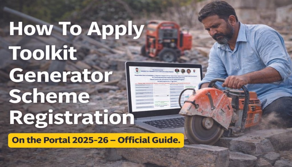 How To Apply Toolkit Generator Scheme Registration form filling process on OBMMS portal