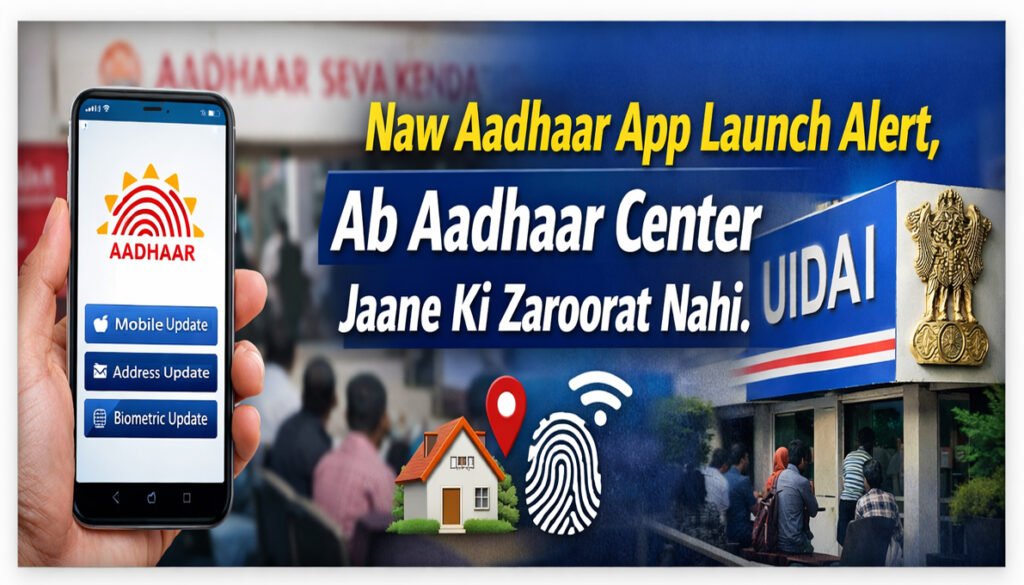 Naw Aadhaar App Launch by UIDAI for Aadhaar services