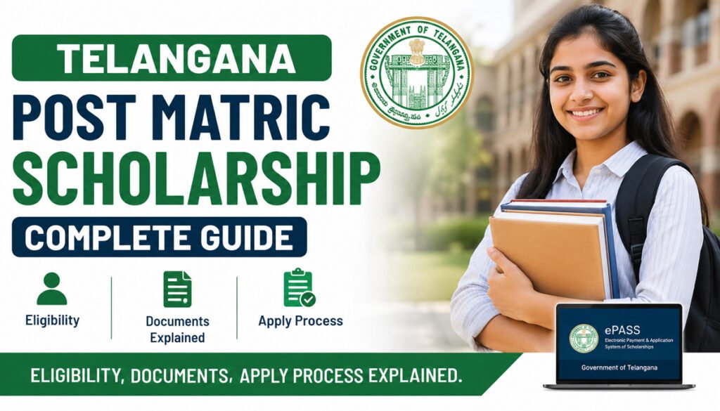 Telangana Post Matric Scholarship complete guide.