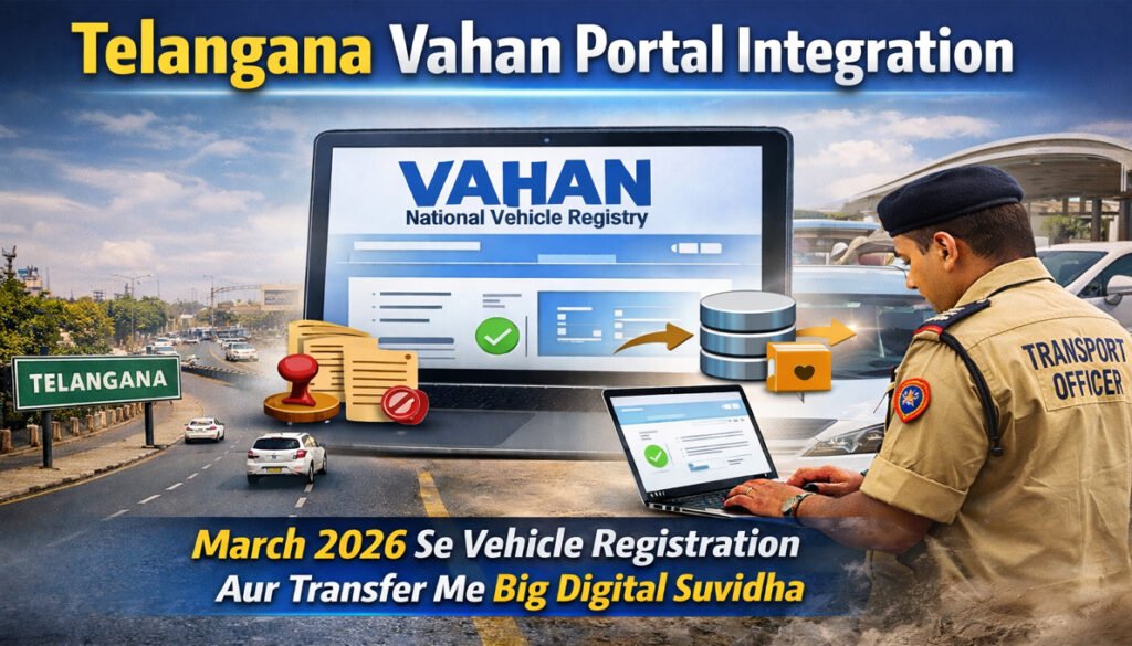 Telangana vehicle services shifting to Vahan national registry digital system