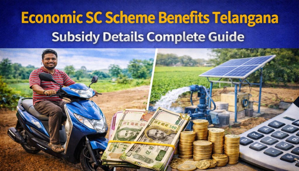 Economic SC Scheme benefits Telangana subsidy details guide.