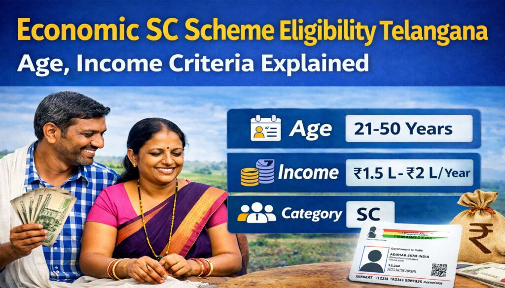 Economic SC Scheme Eligibility Telangana criteria explained guide.