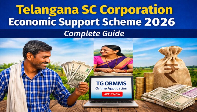 Telangana SC Corporation Economic Support Scheme complete guide overview