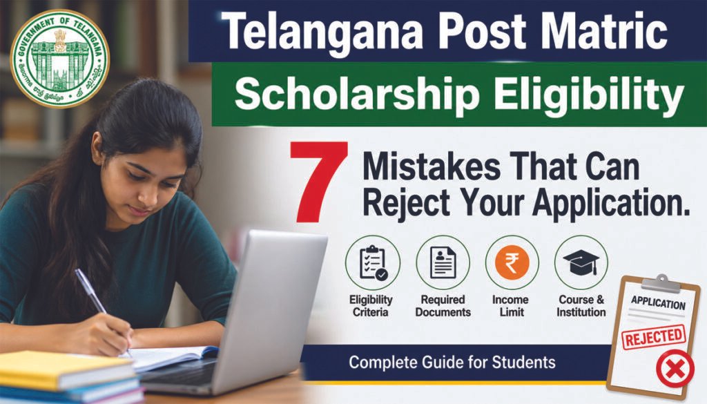 Telangana Post Matric Scholarship eligibility check online