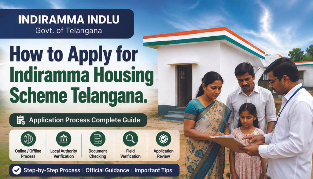 How to apply for Indiramma Housing Scheme Telangana