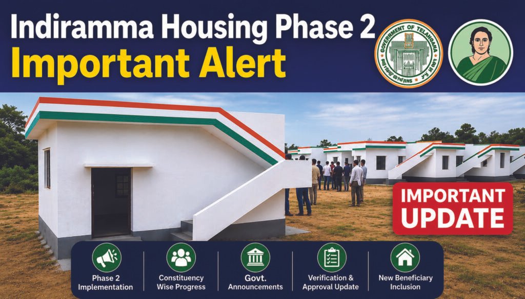 Indiramma Housing Phase 2 Update 2026