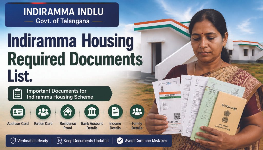 Indiramma Housing Required Documents List